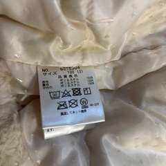 メゾピアノフリースジャケット　フード付きの画像