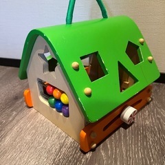 あそびのおうち　エドインター　木製 型はめ 知育玩具 シェイプソーター 　の画像