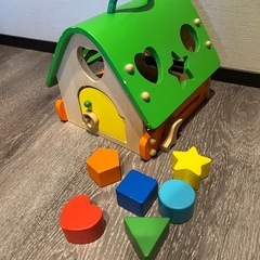 あそびのおうち　エドインター　木製 型はめ 知育玩具 シェイプソーター 　の画像