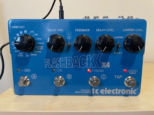 名機　TC Electronic FLASHBACK X4 ディレイ　ルーパー