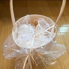 ウェディング リングバスケット 結婚式の画像