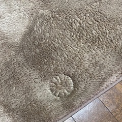 ニトリ　Nウォーム　ラグ　ブラウンの画像