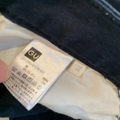 【not対面】GU ネイビー　スキニー　ウェスト70の画像