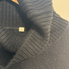 Lサイズ　ニット　黒の画像