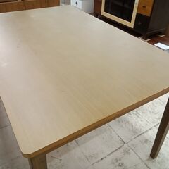 リユースのサカイ栃木店★ジモティ割あり★  ダイニングテーブル ブラウン W120×D78×H70 クリーニング済み TC12222の画像