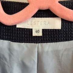 【USED】ジャケット☆レディース☆レステラ☆紺色☆サイズ40☆日本製☆デパート購入☆レナウン☆の画像