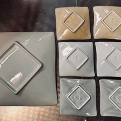 たち吉大皿小皿セットの画像