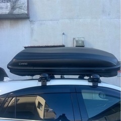 ハリヤー60 ルーフレール ルーフボックス ブラック セット売り 引き取り限定！の画像