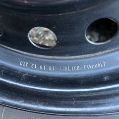 155/80R14 　タイヤ　ホイール　の画像