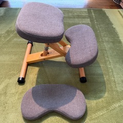 宮武製作所 バランスチェア　ブラウン　補助クッション付
の画像