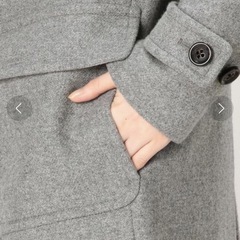 green label relaxing グリーンレーベル　リラクシング ダブルフェイス　ダッフルコート  サイズ 36   グレーの画像