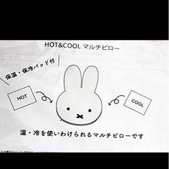 【not対面】スタディオクリップ ミッフィー　ホット　マルチピロー　ゆたんぽ　枕の画像