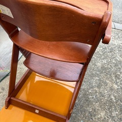 幼児用椅子  使用感ありの画像