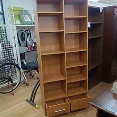 ★リユースのサカイつくば店★TK7888  本棚 ナチュラル H180×D30×W79 クリーニング済みの画像