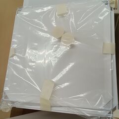 リユースのサカイ栃木店★ジモティ割あり★  布ラック ホワイト W95×D32×H95 クリーニング済み TC12227の画像