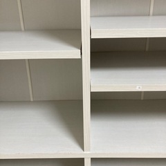 本棚　約（縦183 横91 幅29 ）白の画像