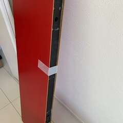 IKEA LACK ラック ウォールシェルフ, レッド, 110x26 cm キレイの画像