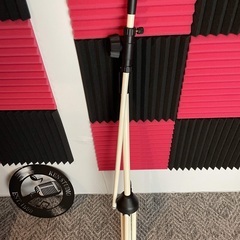 マイクスタンド　ホワイトの画像