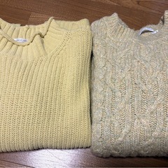 レディース ニット 2点セットの画像