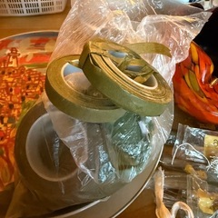 昔のアートフラワー用品、古い糸など、もらってください！の画像