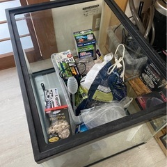 水槽　水槽台　セット　　水槽3本の画像