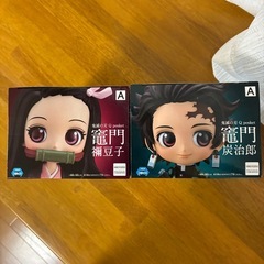 【未開封】竈門炭治郎&竈門禰豆子2体セット Qposket フィギュア の画像