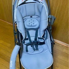 【美品】アップリカ　ベビーカー　グレー　両対面の画像