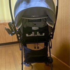 【美品】アップリカ　ベビーカー　グレー　両対面の画像