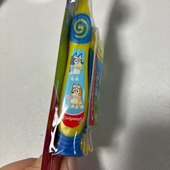 アニメ　ブルーイの歯ブラシの画像