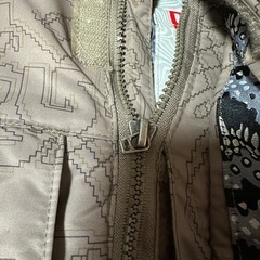 BURTON スノーボード／スキーウェア ブラウン フード付き ファスナー持ち手難ありの画像