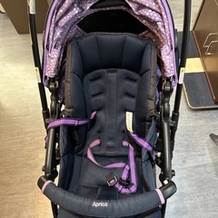 【ベビーカー】【Aprica】クリーニング済み【管理番号1230】野の画像