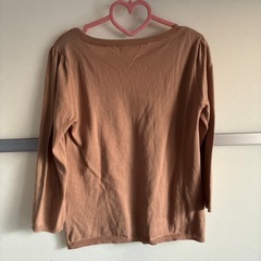 【USED】薄手セーター☆レディース☆NATURAL BEAUTY BASIC☆ベージュ色☆サイズM☆オフィス☆通勤用☆の画像