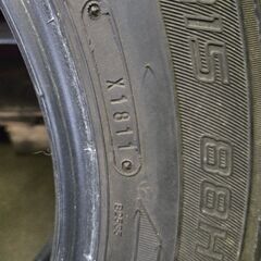 195/60R15 ダンロップ EC202 バリ山 2本の画像