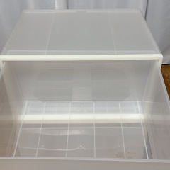 無印収納ケース・引出式・横ワイド・深　　の画像