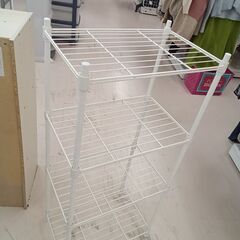 リユースのサカイ栃木店★ジモティ割あり★  ラック ホワイト W44×D29×H98 クリーニング済み TC12228の画像