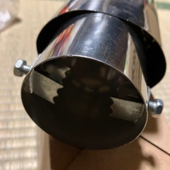 マフラーカッター チタン風 60π 未使用品の画像