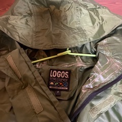 【美品】LOGOS ポンチョ（オールドオリーブ）｜フリーサイズ・男女兼用の画像