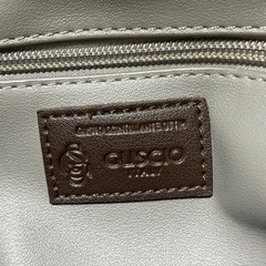 A4収納可能 ショルダーバッグ グレー レディース 斜めがけの画像