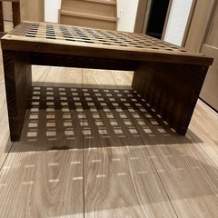 DIY踏み台　ウッド  網目上 通気性あり　ガーデニングの画像