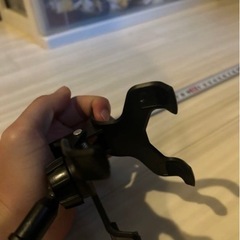 クリップ式スマホホルダー ブラック 約60cmの画像