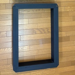 軽量　アイアンレッグ風　デスク脚　エッジカット　木製の画像