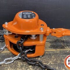 【久留米】【引き取り限定】【開封未使用品】E-Value イーバリュー HS-C1 チェーンブロック CHAIN BLOCK 揚量:1トン 揚程:2.5m 手引力:353Nmの画像