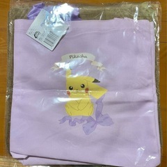 ポケモンピカチュウ トートバッグの画像