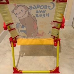 キッズ折りたたみチェア　おさるのジョージの画像
