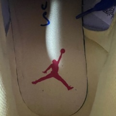 正規品Travis Scott ×Nike Air Jordan1 Canaryの画像