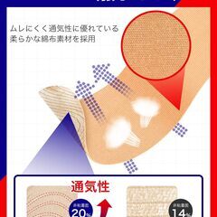 【たっぷり20枚入り＝5ｍ】モノンズ(Monons) カット済み プレカット キネシオロジーテープ テーピングテープ 50mm×25cm 伸縮タイプ 通気性 汗に強い 撥水 はがれにくい 固定用 サポート用 関節サポート パフォーマンスサポート 膝 足首 手首の画像