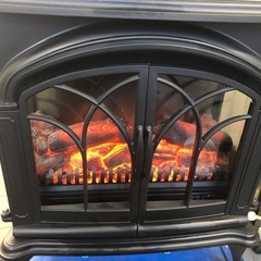 K184★ニトリ★2018製・暖炉型ファンヒーターワイド型★３カ月間保証付きの画像