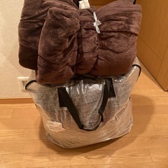茶色毛布3枚の画像