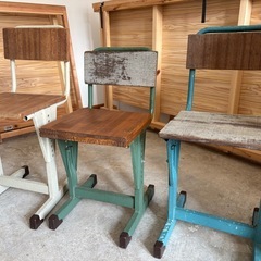 古道具　椅子の画像