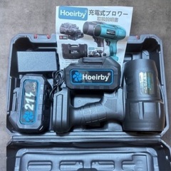 ❤️新品未使用❤️ブロワー　バッテリー2個つき✨3000mAhマキタ電池互換　強力　洗車 無段階変速 ✨ の画像